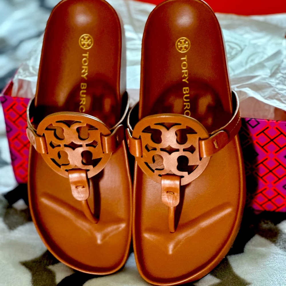 Brand new Tory Burch Miller Cloud sandals!